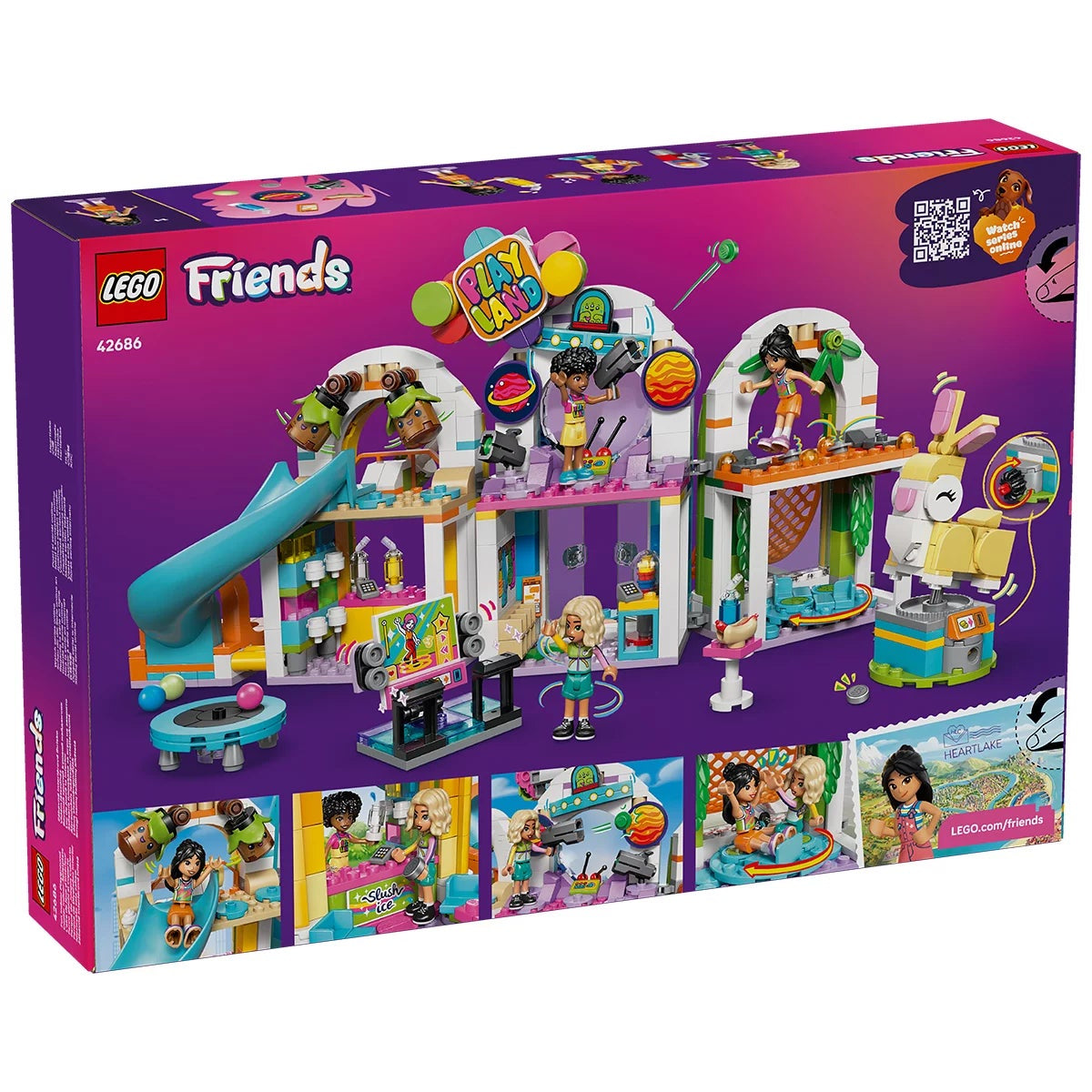 LEGO Friends Indoor Playground 42686 Building Set 668 Pieces Ages 7+