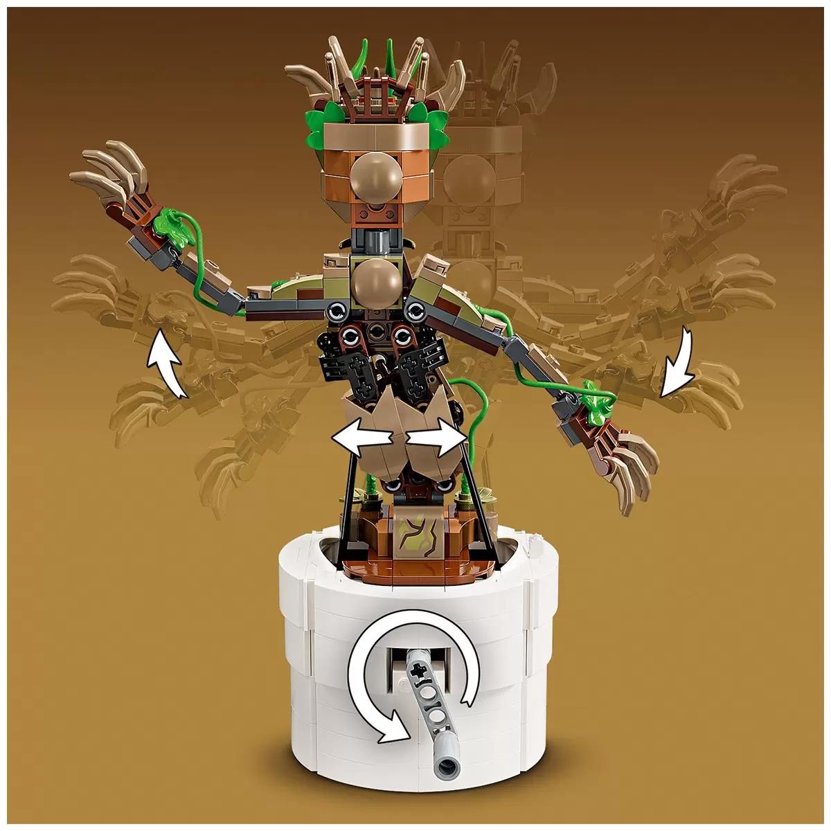 LEGO Marvel Dancing Groot 76297 Guardians of the Galaxy 459 Piece Building Set