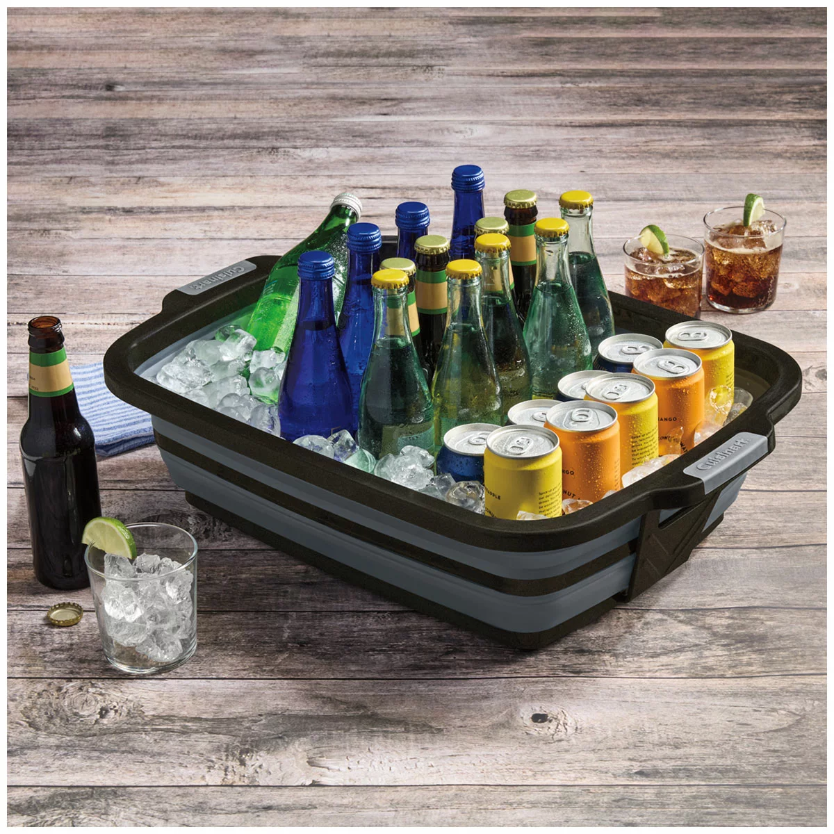 Cuisinart Expandable 4-in-1 Food Prep Tub 17.4L Portable BBQ Kitchen Storage