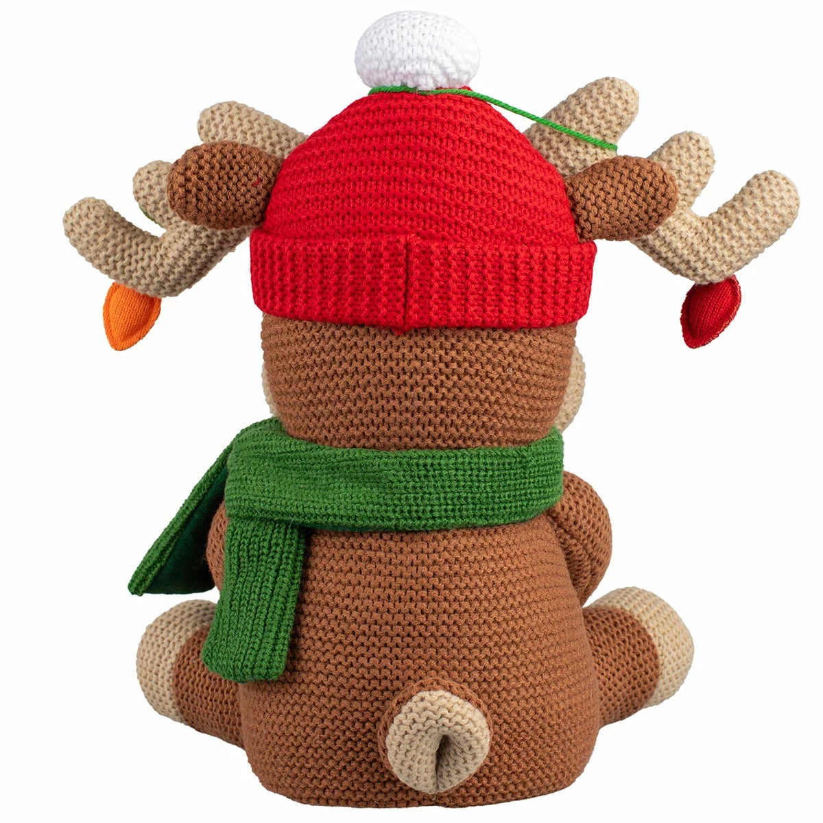 Christmas Knit Moose & Polar Bear 2 Piece Set 40.6cm Shelf Decor Figurines