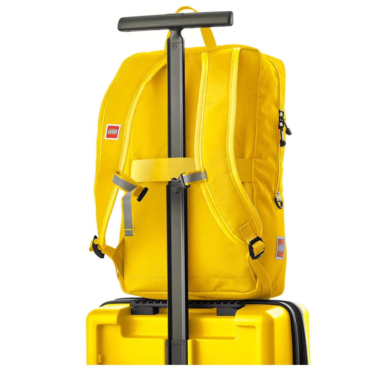 LEGO Carry On & Backpack Set Yellow Kids Travel Luggage TSA Lock 2 Piece