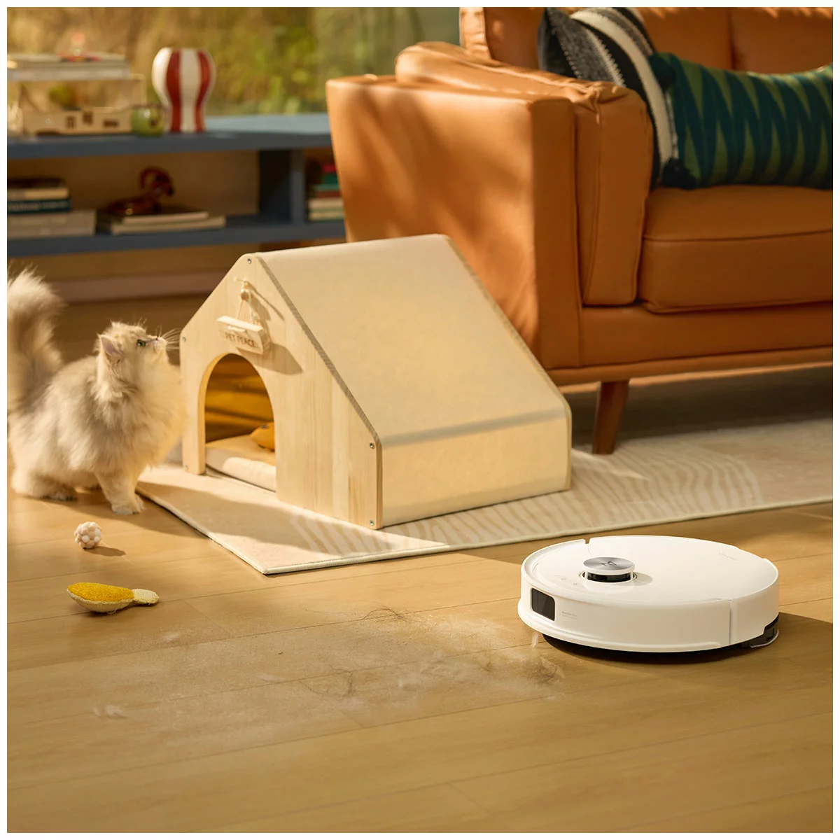 Roborock Q10V+ Vacuum Mop Robot 10000Pa Suction Auto Emptying Dock White