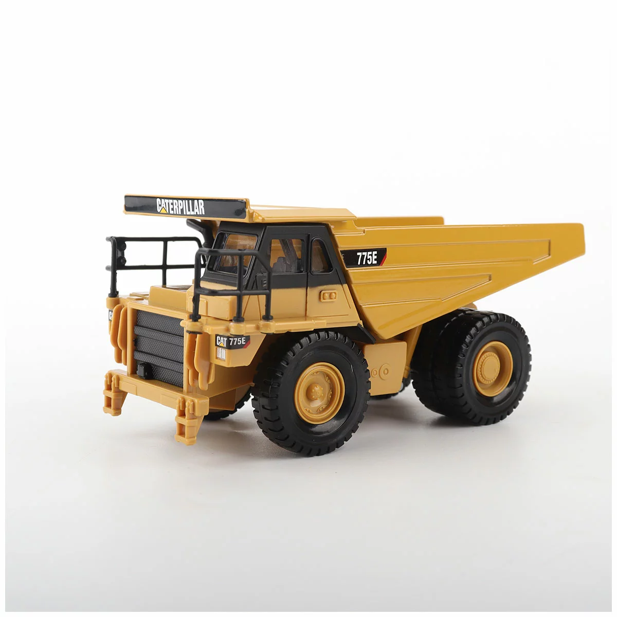 CAT Diecast Trucks 4 Pack Yellow 1:64 Scale Construction Vehicle Toy Set