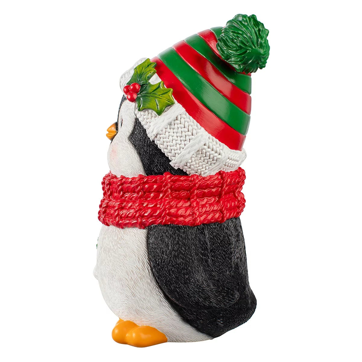3 Piece Christmas Penguin Statue Set 30.5cm Festive Holiday Home Decoration