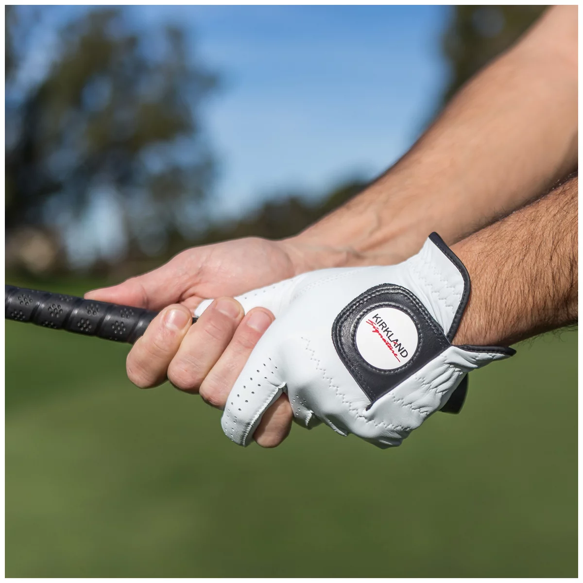 Kirkland Signature Golf Glove Medium Large Right Handed 4 Pack White Leather