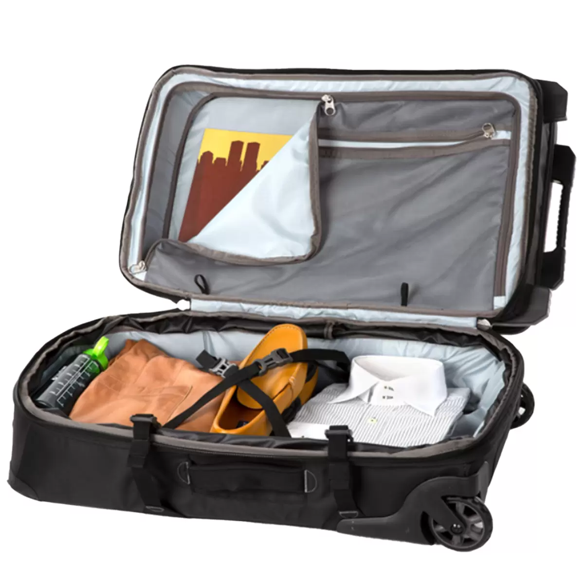 Granite Gear Large Wheeled Duffel Bag Black With 82 Litre Capacity