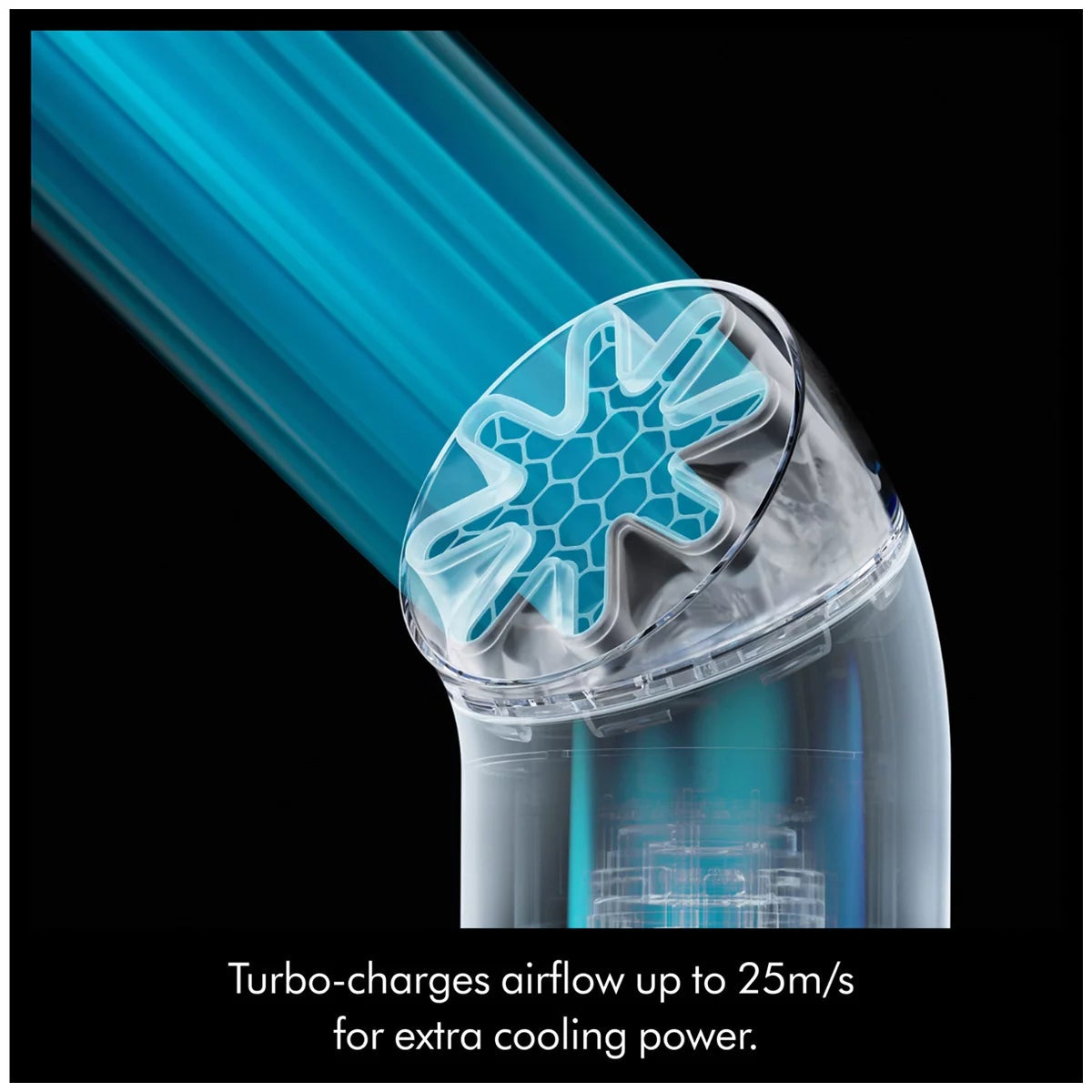 Dyson HushJet Mini Cool Fan Carnelian Sky 654836-01 Bladeless 5 Speeds 210g