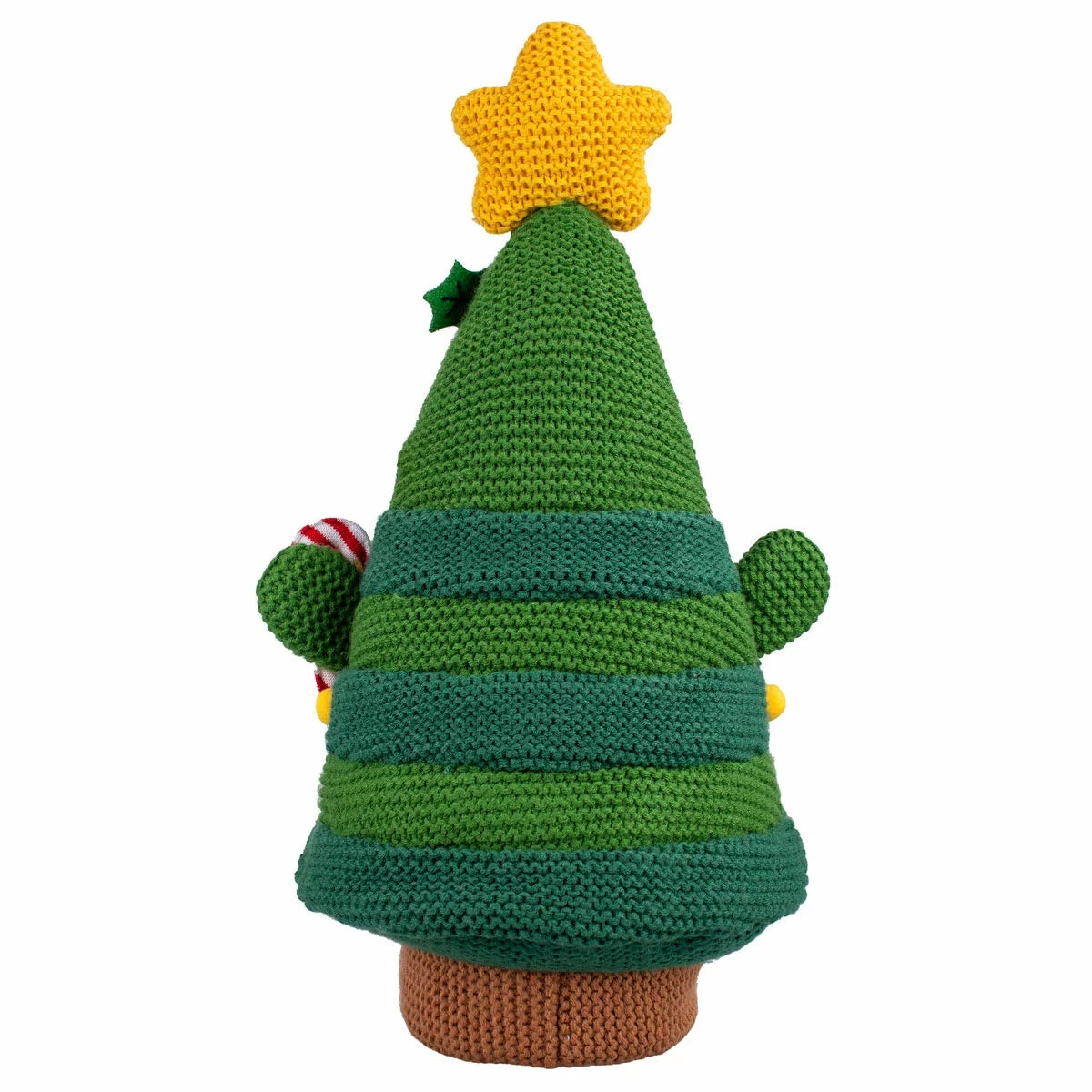 Christmas Decorations Knit Penguin & Tree Holiday Figurine Set 2 Piece 40.6cm