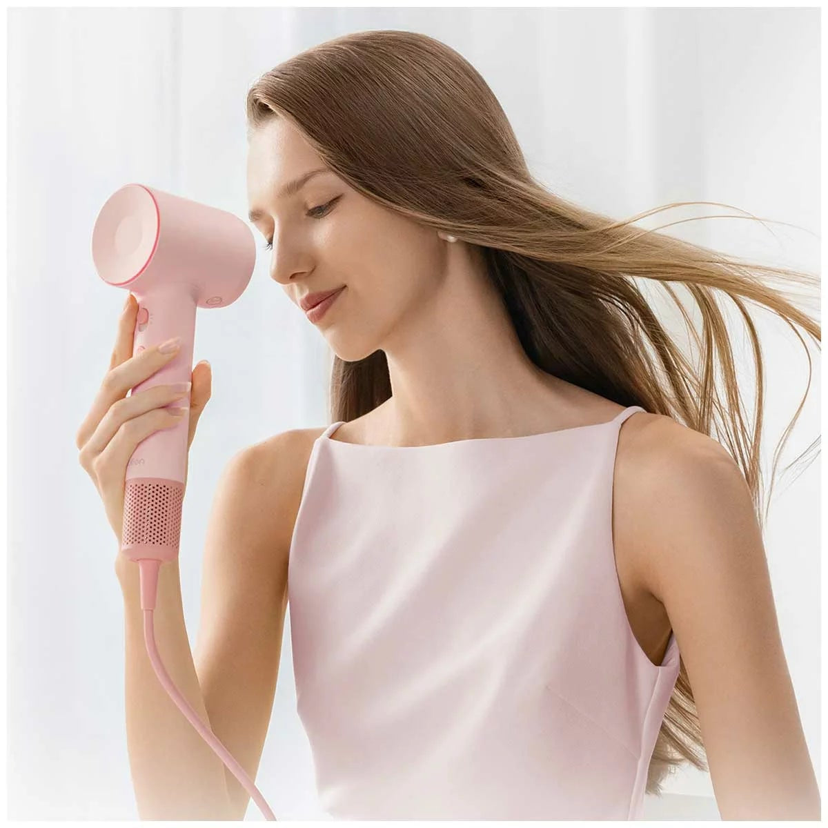 Laifen SE 2 High Speed Hair Dryer Pink W/ 10 Settings 108000 RPM Ionic 1400W