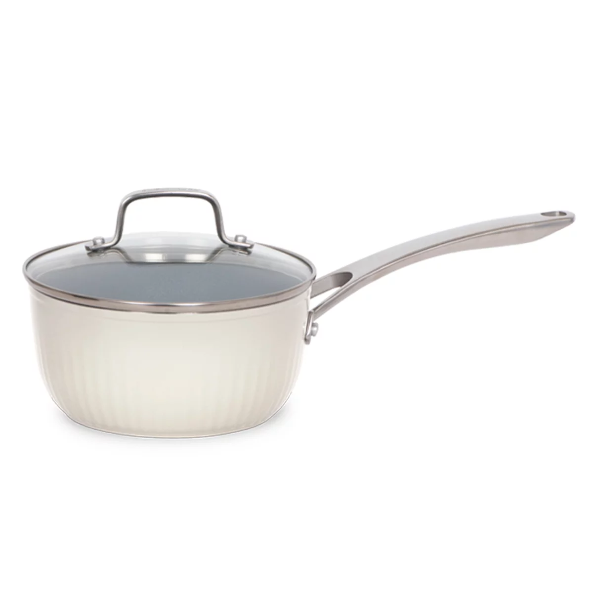 Cuisinart Non Stick Cookware 12 Piece Set White Induction Dishwasher Safe