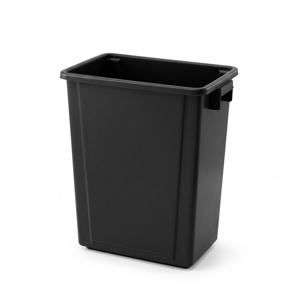 Cefito 35L Rubbish Bin Waste Dustbin Open Top Trash Can Kitchen Office Dark Grey
