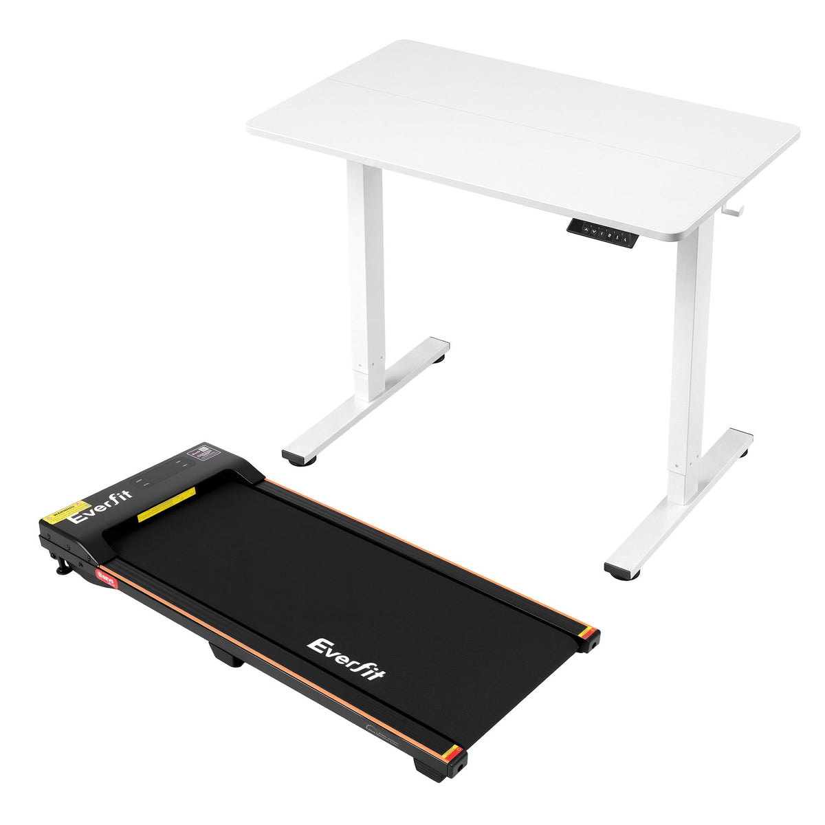 Artiss 100cm Standing Desk Treadmill Motorised Home Office White