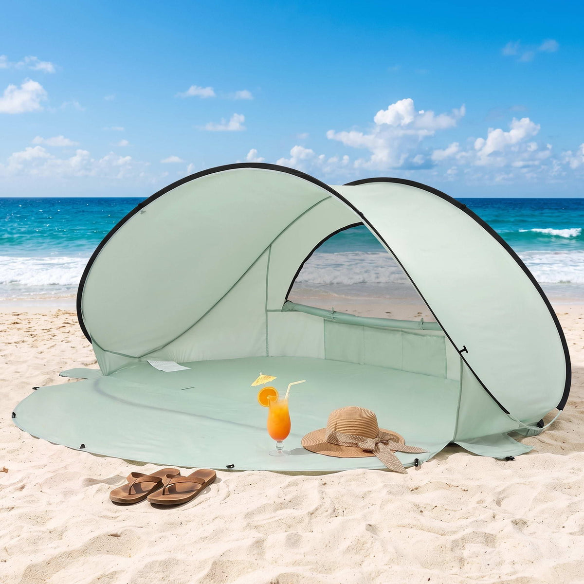 Weisshorn Pop Up Beach Tent UPF 50+ Sun Shade Shelter 2-3 Person Camping