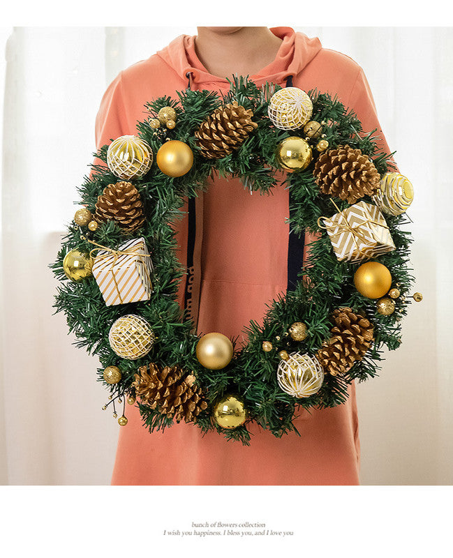 Christmas gift, Christmas wreath, door hanging