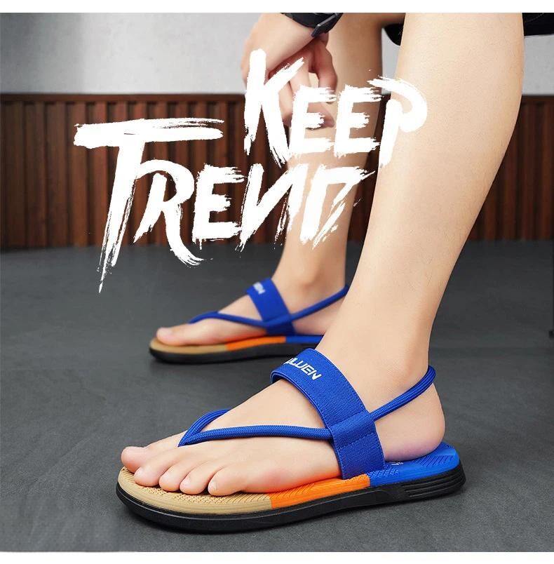 EVA Lightweight Thick-Sole Beach Slippers for Casual & Sports(royal blue-45)