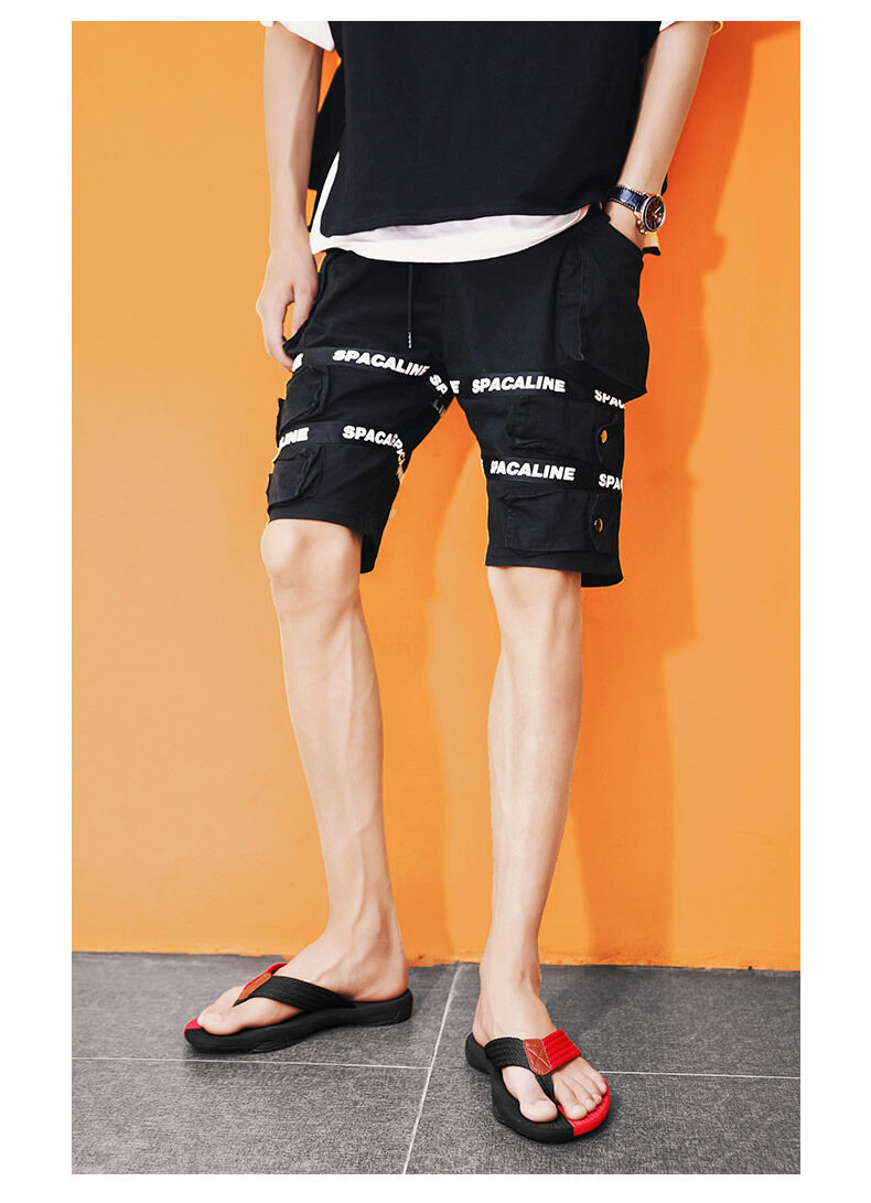 Men's Outdoor Non-Slip Flip Flops, 6 Colors EVA Lightweight Thick-Sole Beach Sandals for Casual & Sports(red and black-44)