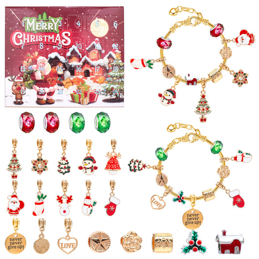 Christmas DIY Jewelry & Craft Advent Calendar(M-14H,20*17*1.1)