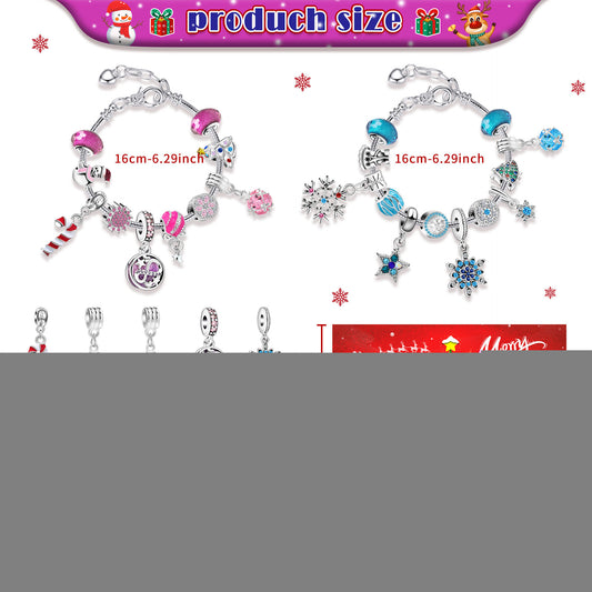 Christmas DIY Jewelry & Craft Advent Calendar(M-27,20*17*1.3cm)