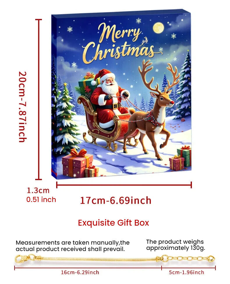 Christmas DIY Jewelry & Craft Advent Calendar(
YD-08,20*17*1.3cm)