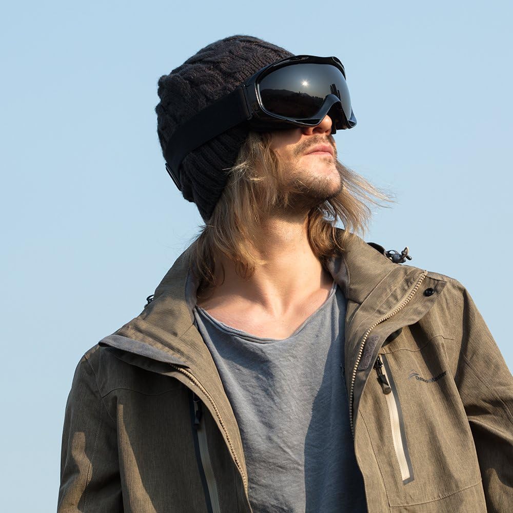 OutdoorMaster OTG Ski Goggles - Over Glasses Ski/Snowboard Goggles for Men, Women & Youth - 100% UV Protection-OM-5