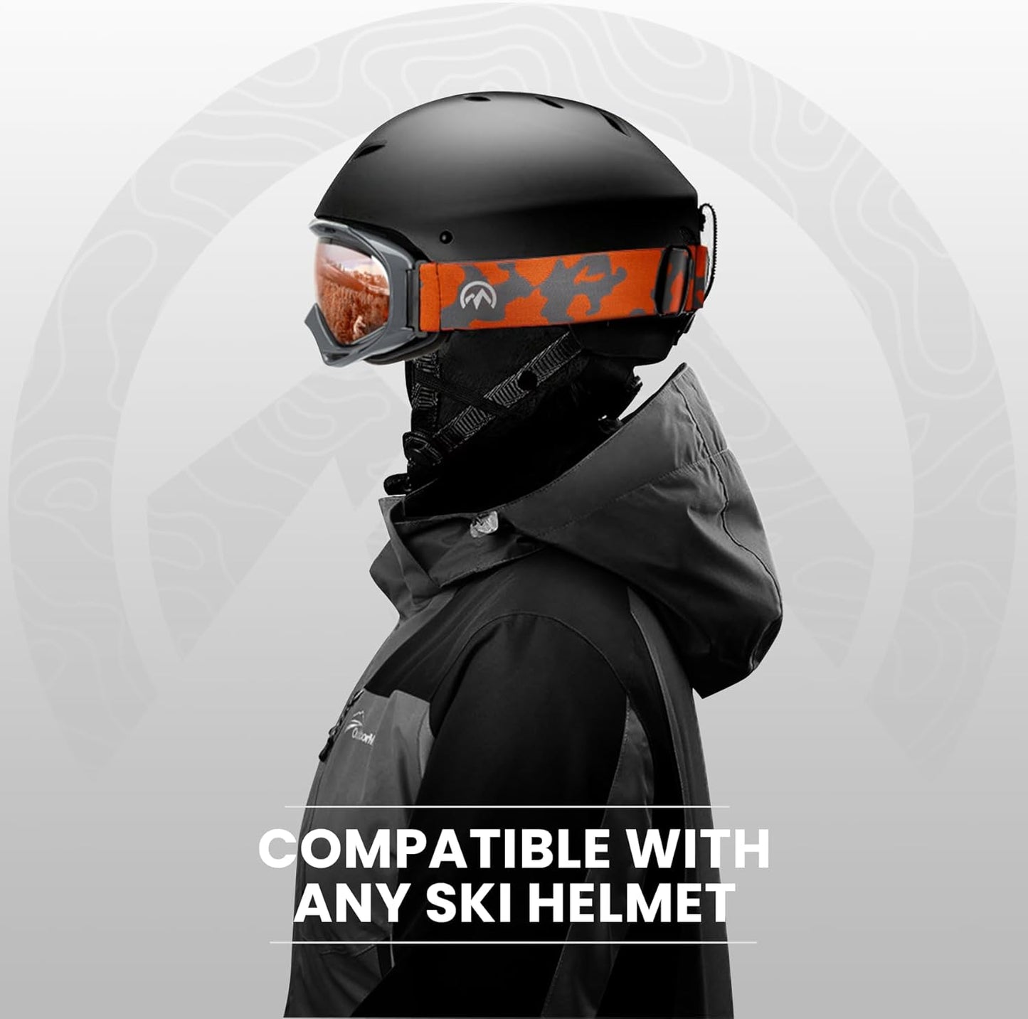 OutdoorMaster OTG Ski Goggles - Over Glasses Ski/Snowboard Goggles for Men, Women & Youth - 100% UV Protection-OM-5