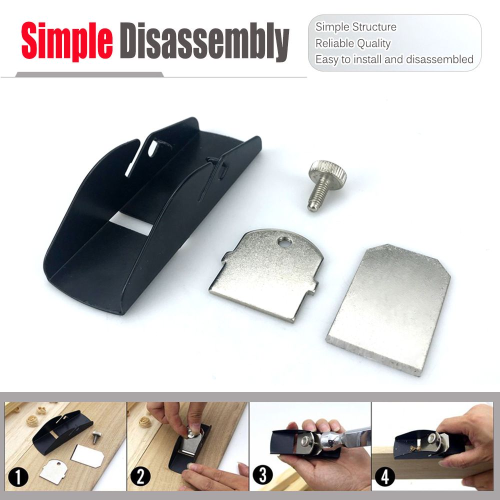 Compact Pocket Hand Planer for Woodworking, Mini Trimming Tool with Adjustable Blade for Model Making, Carving and Small Wood Surface Smoothing Tasks (Woodworking Plane (with 1 blade included))