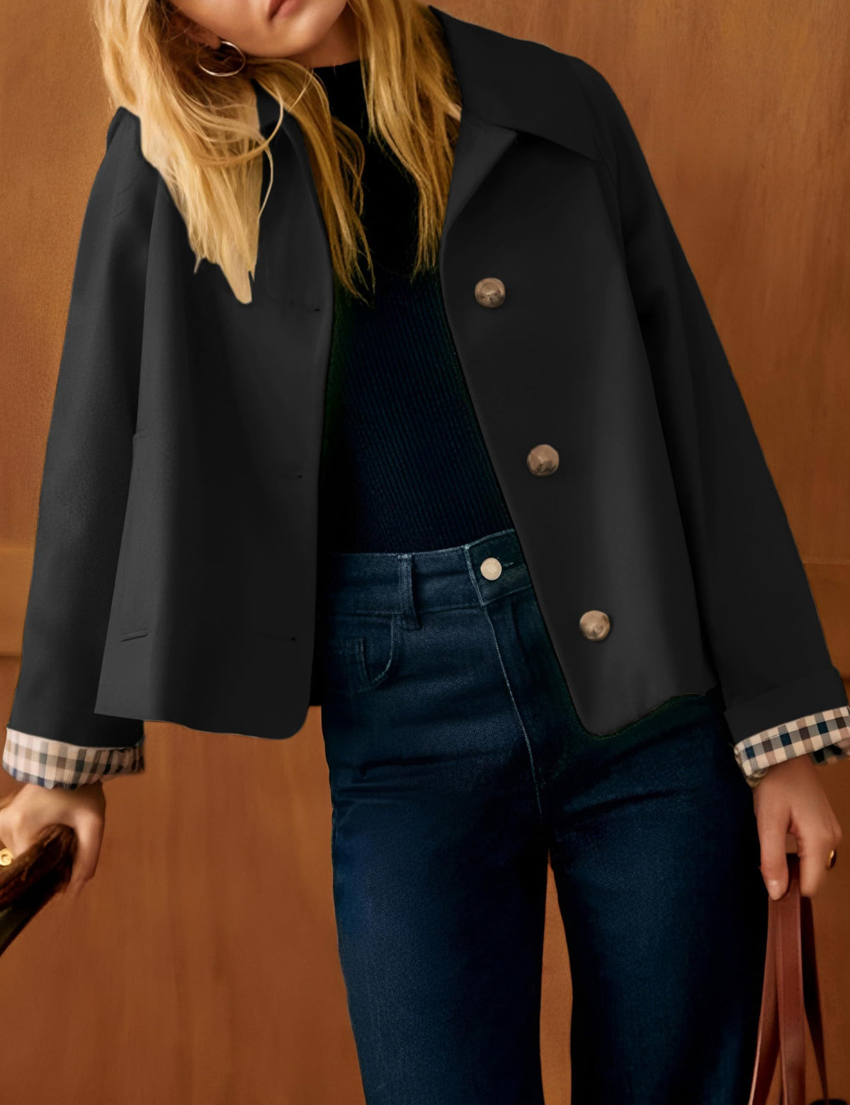 Versatile Everyday Jacket Perfect for Work, Travel, Weekends and All Casual Occasions, S (black)