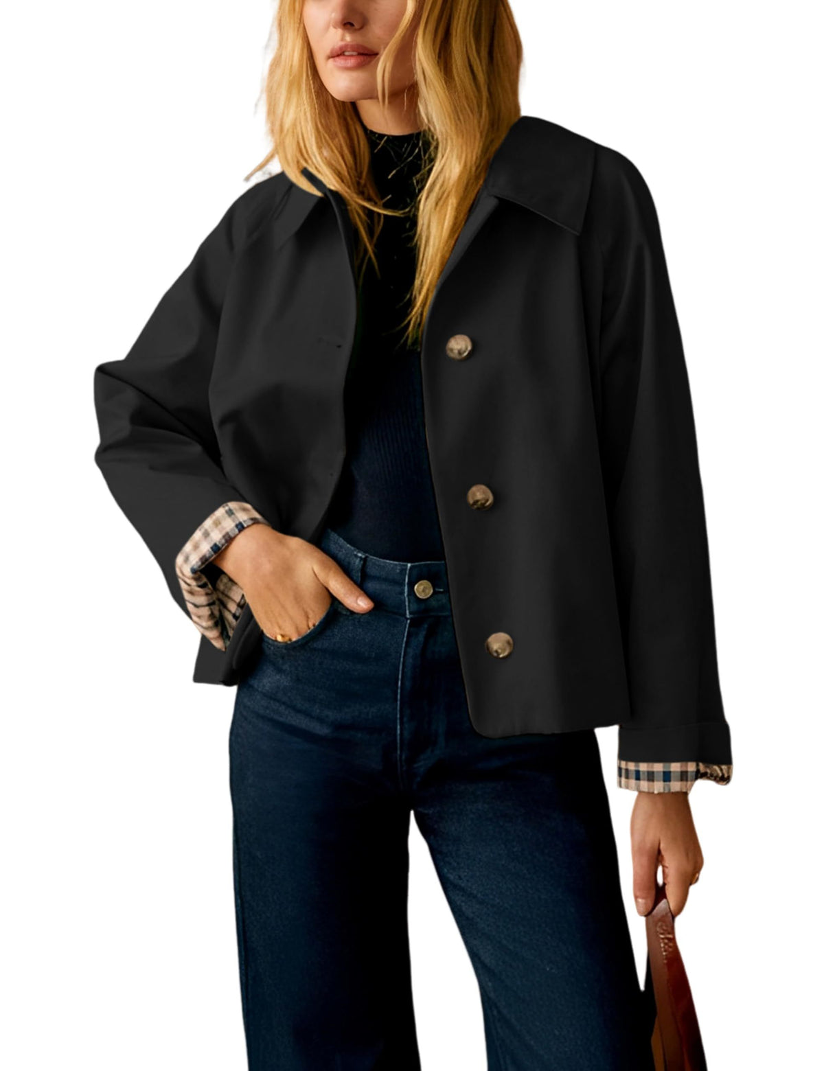 Versatile Everyday Jacket Perfect for Work, Travel, Weekends and All Casual Occasions, L (black)