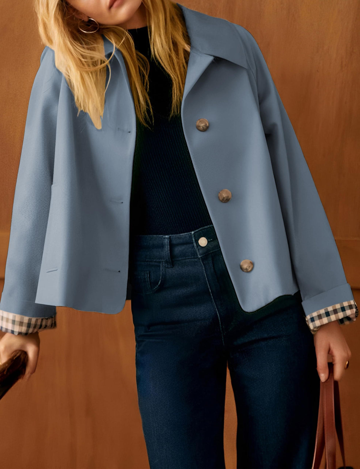 Versatile Casual Jacket for Daily Wear, Work, Travel & Seasonal Transitions, XL (Slate Blue)