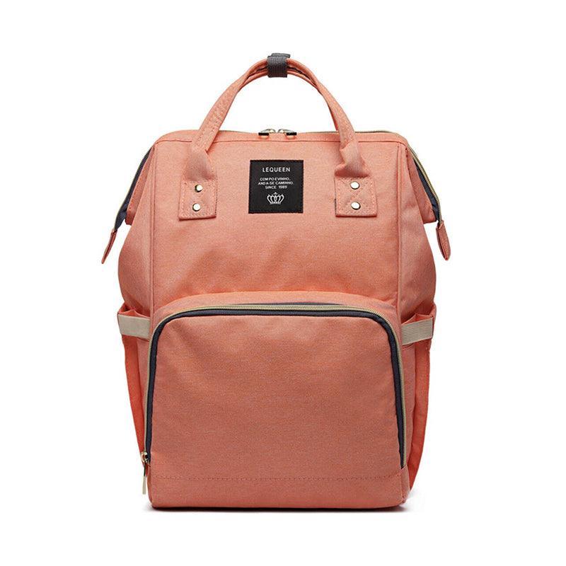 Luxury Multifunctional Diaper Nappy Backpack Maternity Mummy Changing Bag - Wavy Grain