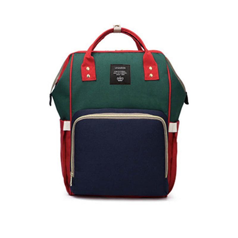 Luxury Multifunctional Diaper Nappy Backpack Maternity Mummy Changing Bag - Light Gray