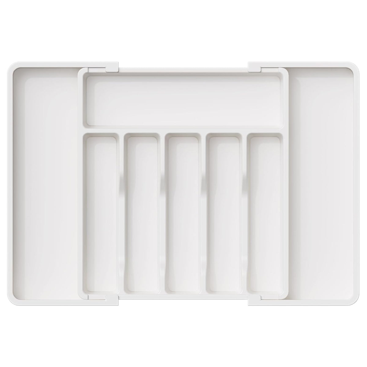 Portable Tableware Storage Box Telescopic Household Storage Tray Organizer