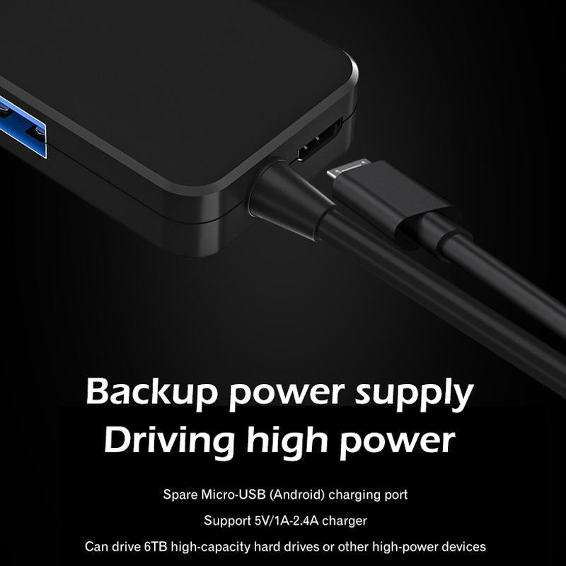 4-Port High Speed Usb2.0 Hub With 5G Extension 25Cm