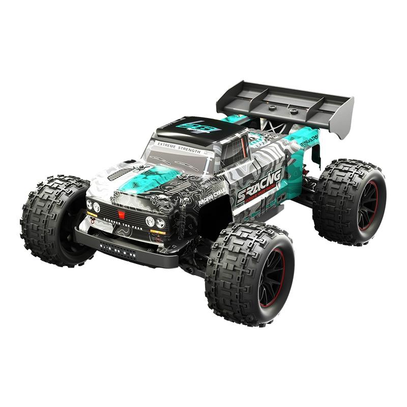 Off-road Remote Control Car - Electric 4wd Alloy Bigfoot - Red