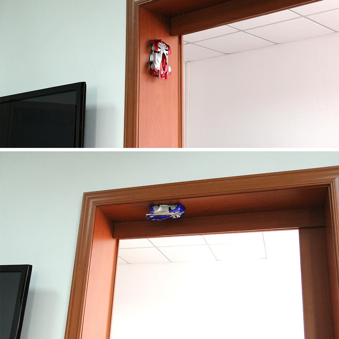 Superior Infrared Remote Control Wall Climbing Stunt Car - Blue