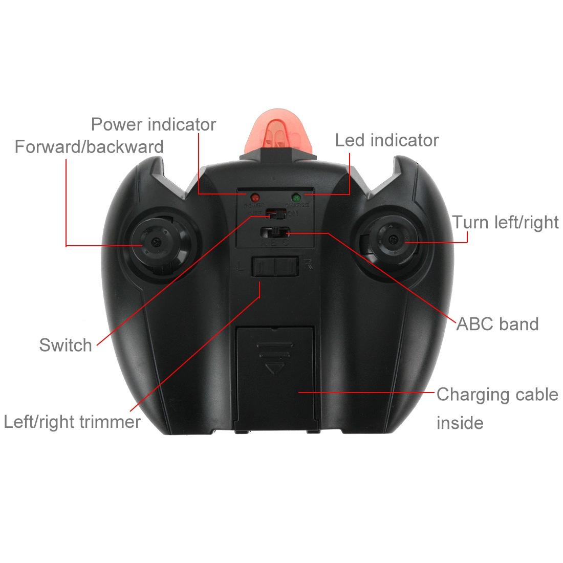 Superior Infrared Remote Control Wall Climbing Stunt Car - Blue