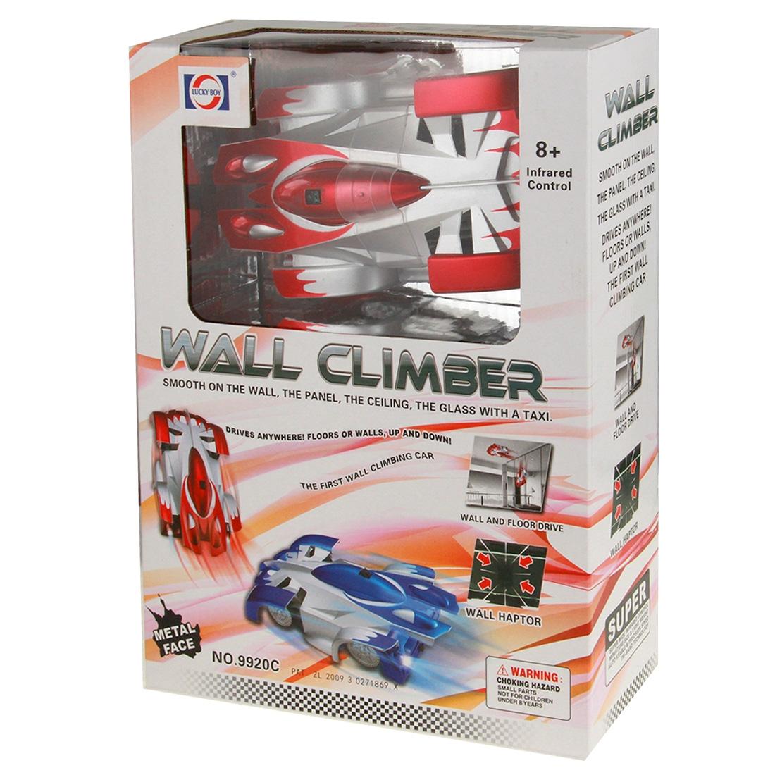 Superior Infrared Remote Control Wall Climbing Stunt Car - Blue