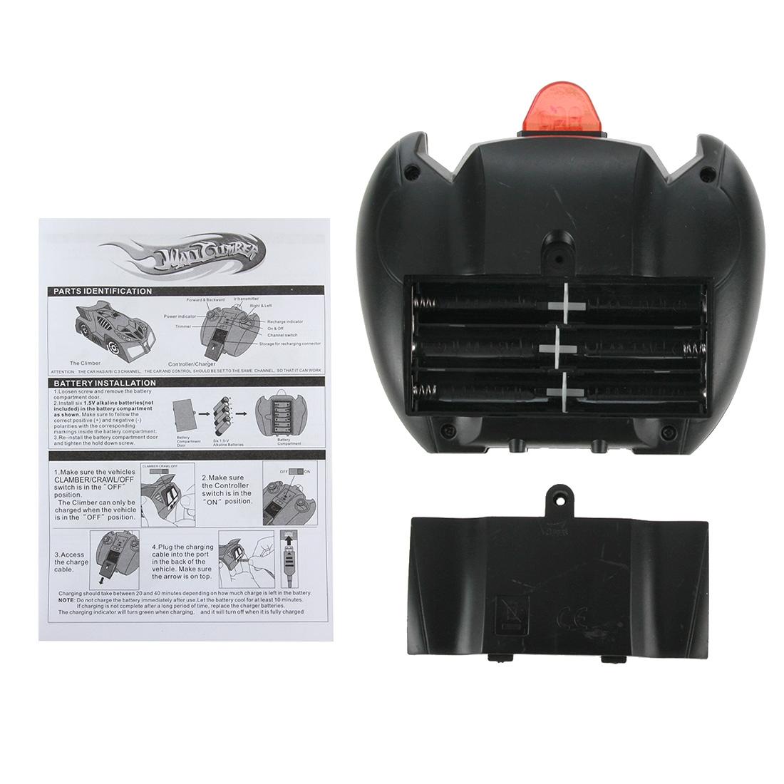 Superior Infrared Remote Control Wall Climbing Stunt Car - Red