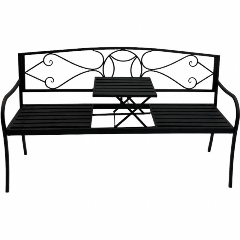 Otis Metal Garden Bench 150x87cm