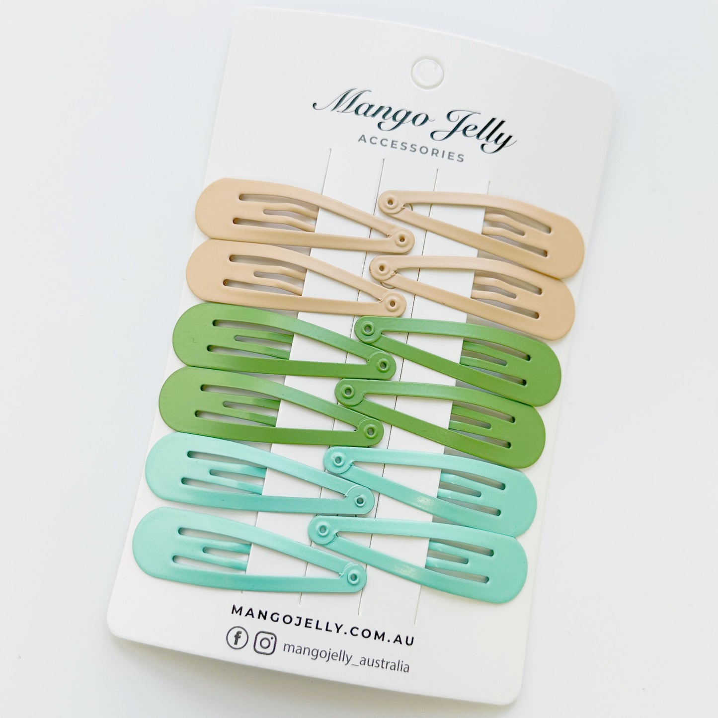 Essential Snap Hair clips - Fresh - 12 Pieces