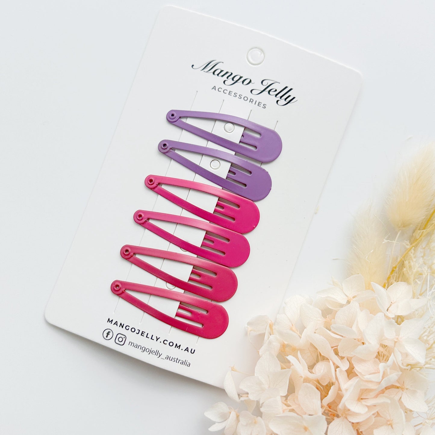 Essential Snap Hair clips - Rosie - 12 Pieces