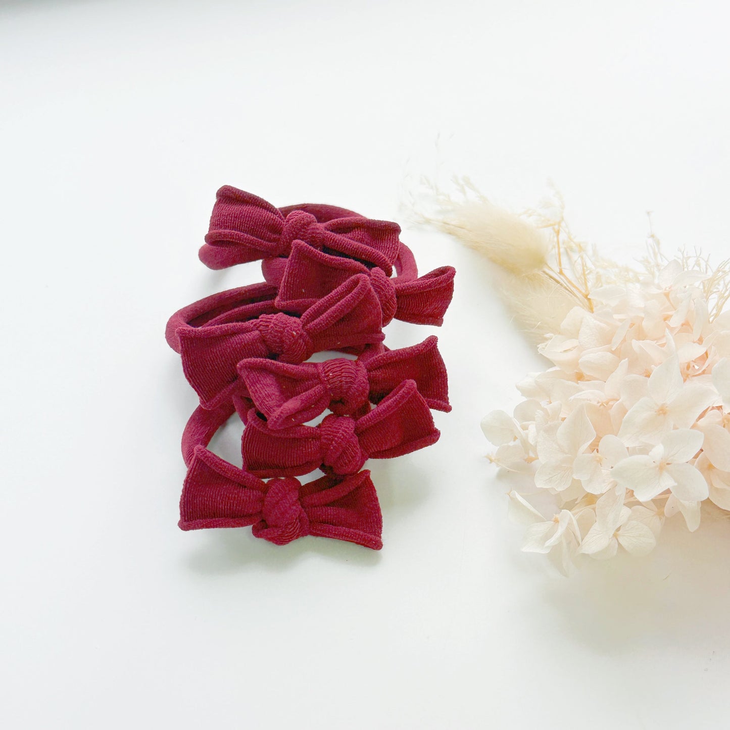 Handmade Simple Bows - School colours - Yellow - 3 pairs (save 15%)