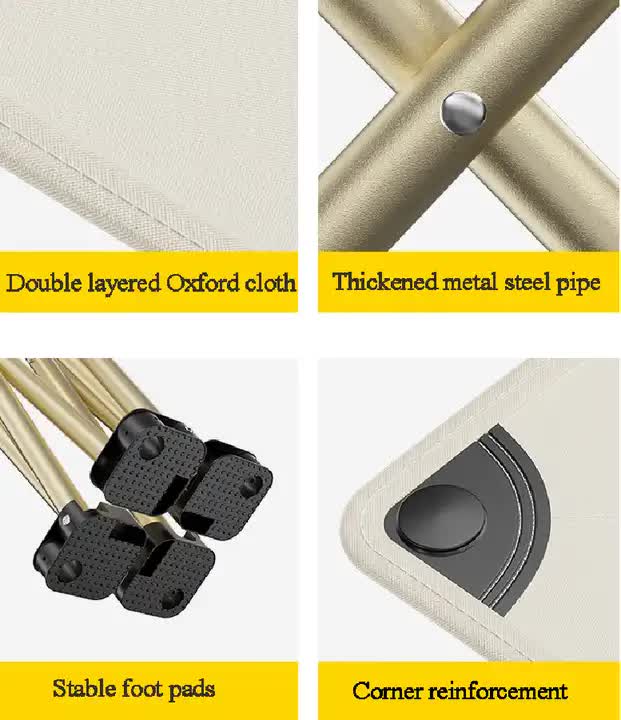 33*32 सेमी काला आउटडोर फोल्डिंग स्टूल - हल्के पोर्टेबल पिकनिक चेयर, फिशिंग चेयर, कैम्पिंग सीट, और आउटडोर गतिविधियों के लिए कोलैप्सेबल बेंच