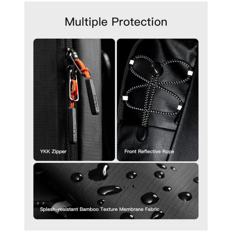 Grey Modern Urban Sling Bag Crossbody Chest Pack with Quick Adjustable Strap Compact Daypack for Travel and Daily Commute