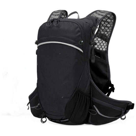 Black Lightweight Outdoor Hiking Backpack Nylon Daypack for Cycling Camping and Mountaineering Breathable Sports Bag Ideal for Australian Adventures