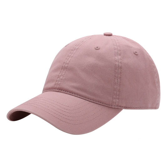 Pink Premium Pure Cotton Quick-Dry Baseball Cap - Outdoor Sports & Camping Sun Hat, Adjustable Fit(54-62cm)