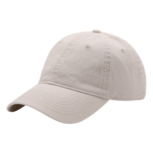 Beige Premium Pure Cotton Quick-Dry Baseball Cap - Outdoor Sports & Camping Sun Hat, Adjustable Fit(59-65cm)
