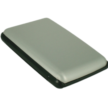 3-Pcs Silver Slim Aluminium Credit Card Holder RFID Blocking Wallet Hard Shell Case Business Card Organiser Lightweight Pocket Size for Everyday Use