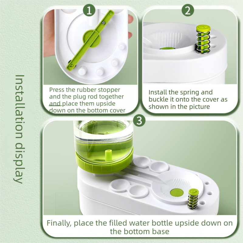 Pink Automatic Water-Colour Paintbrush Cleaner Set - Green 2-in-1 Station with Self-Cleaning Water Dispenser - Includes 8 Brushes & Flower Palette - Mess-Free Art Accessory