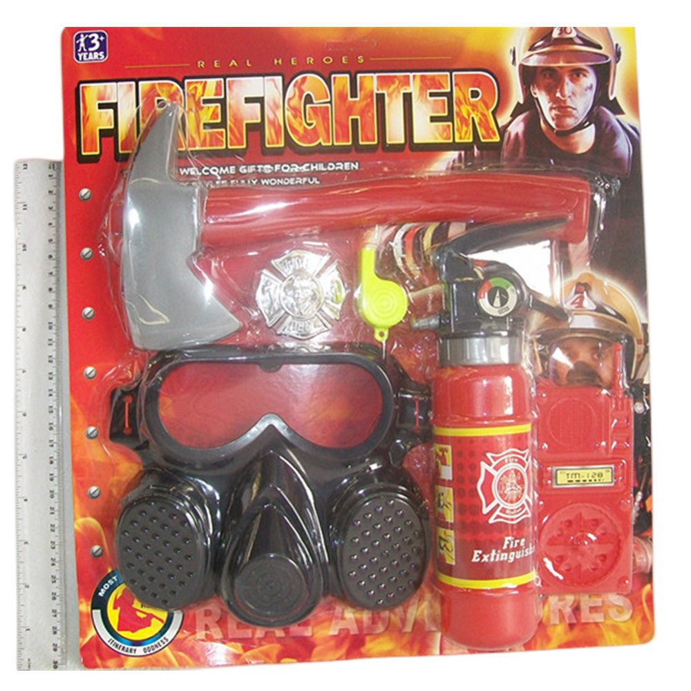 Toy firefighter set